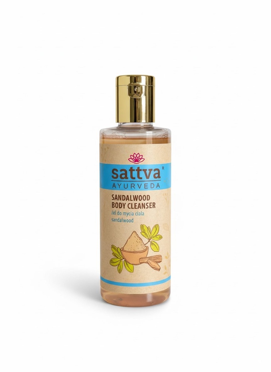 Żel do mycia ciała drzewo sandałowe 210 ml - SATTVA (AYURVEDA)