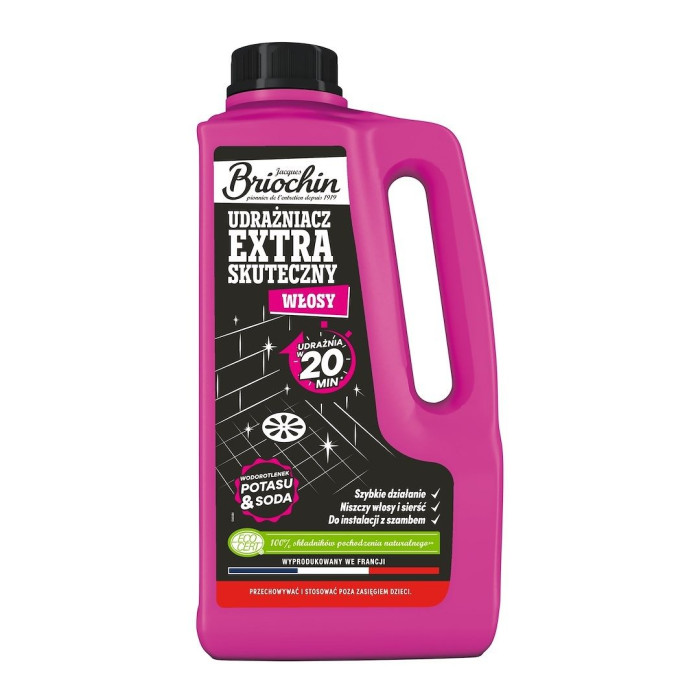 Żel do udrażniania rur extra skuteczny eco 900 ml - BRIOCHIN