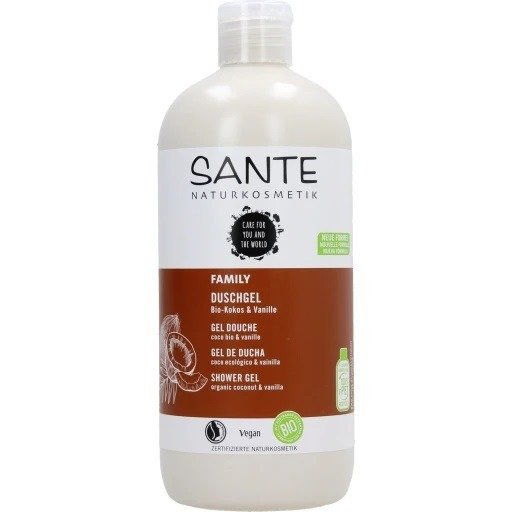 Żel pod prysznic kokos i wanilia eco 500 ml - SANTE