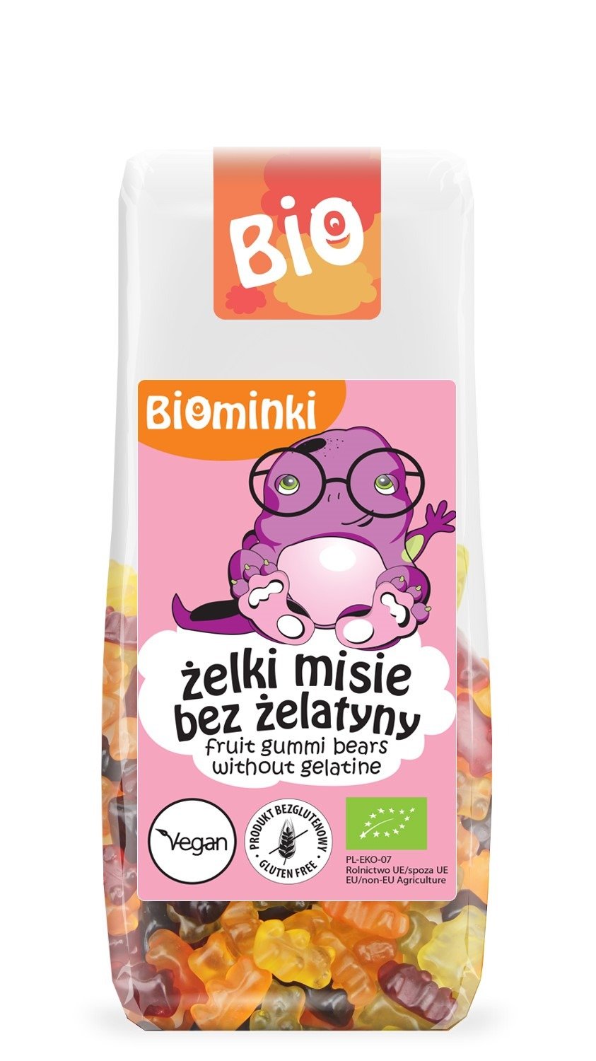 &#x017B;elki&#x20;misie&#x20;bez&#x20;&#x017C;elatyny&#x20;bezglutenowe&#x20;BIO&#x20;100&#x20;g&#x20;-&#x20;BIOMINKI