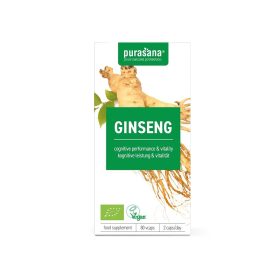 Żeń-szeń BIO (300 mg) 80 KAPSUŁEK - PURASANA