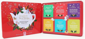 Zestaw herbat i herbatek świątecznych premium BIO W PUSZCE  (6 SMAKÓW) (36 x 1,5 g) 54 g - ENGLISH TEA SHOP ORGANIC (PRODUKT SEZONOWY)
