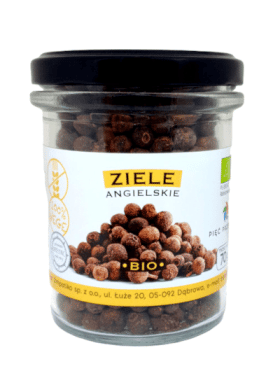 Ziele angielskie bezglutenowe BIO 70 g - PIĘĆ PRZEMIAN