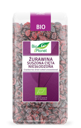 Żurawina suszona cięta niesłodzona BIO 400 g - BIO PLANET