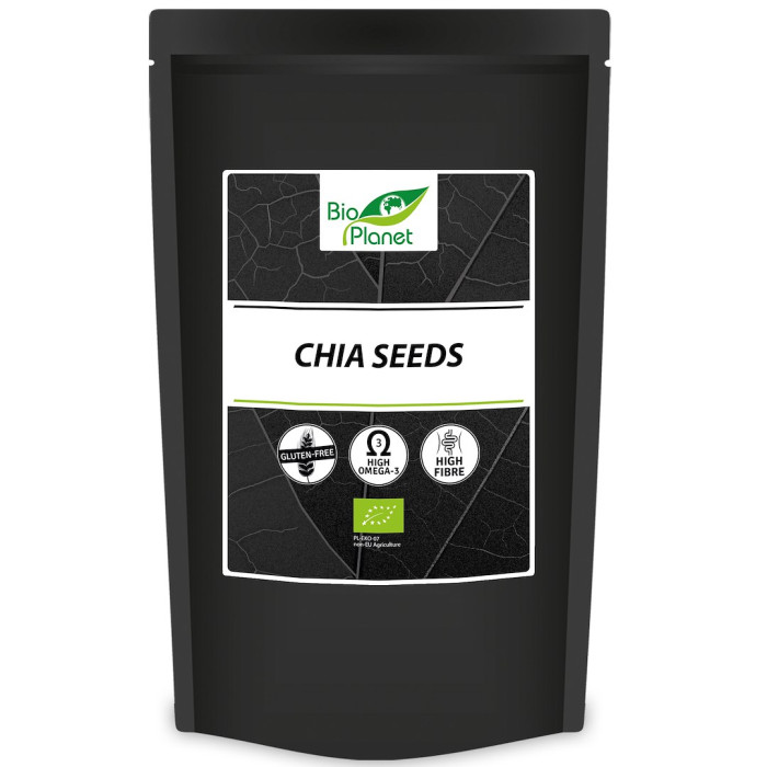 Chia nasiona bezglutenowe BIO 700 g - BIO PLANET INTERNATIONAL