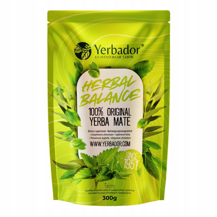 Yerba mate herbal balance 300 g - YERBADOR