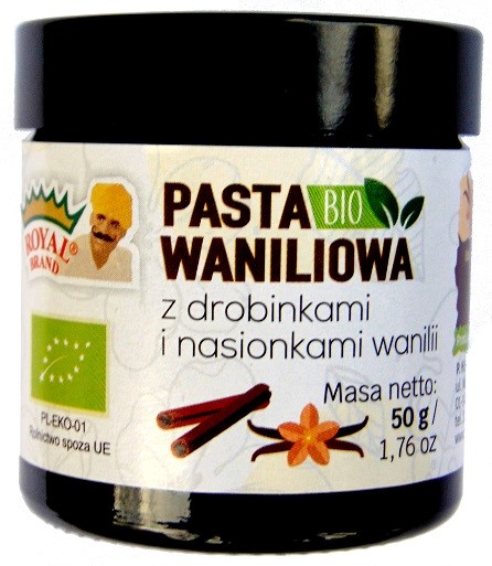 Pasta waniliowa BIO 50 g - ROYAL BRAND