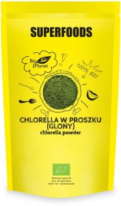 Chlorella w proszku BIO 200g Superfoods